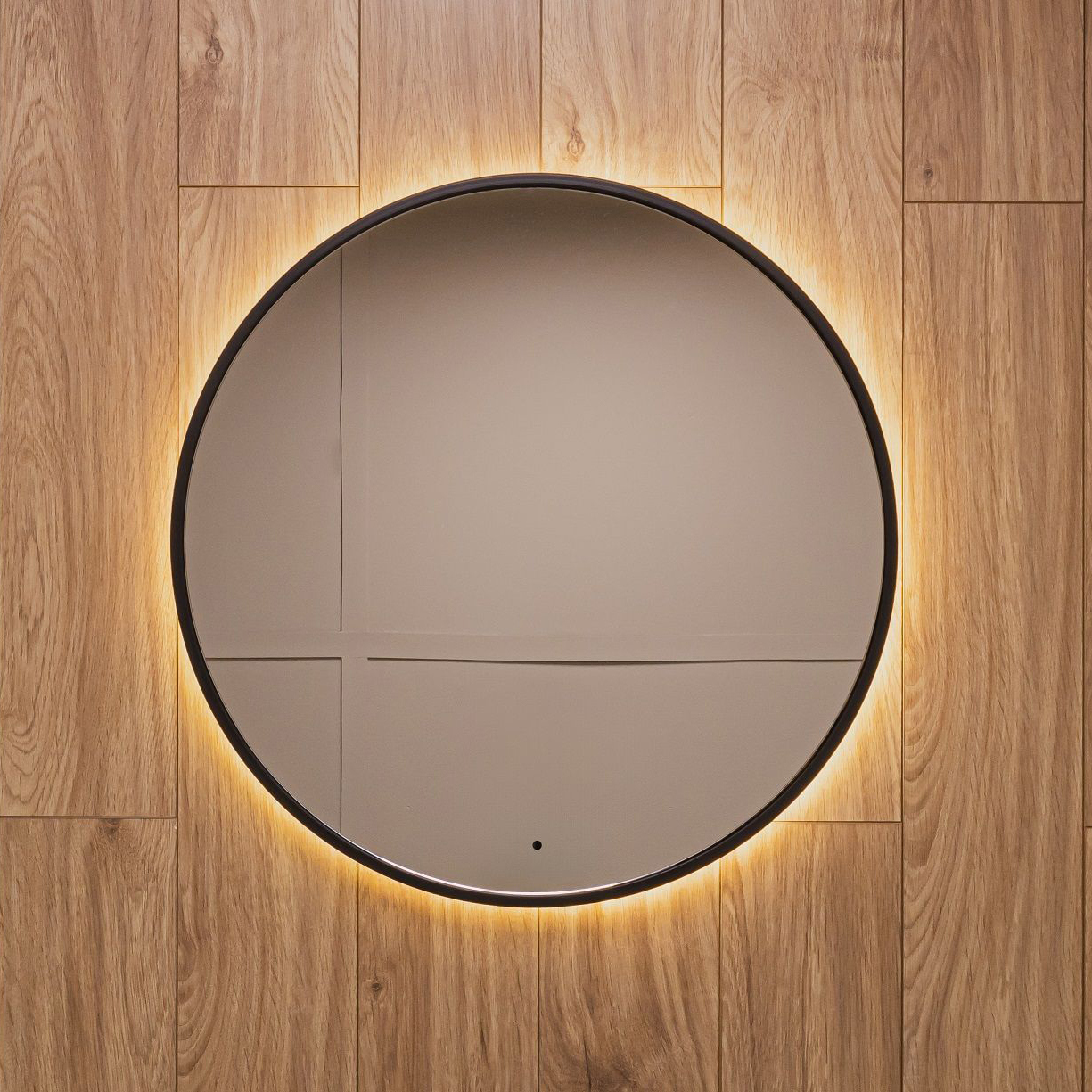 

Зеркало круглое Art&Max Асти (Asti) 80, с подсветкой, черное