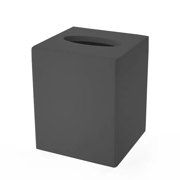   Santehnika Room 3SC Mood Black Контейнер для бумажных салфеток, 12х12х14 см, квадратный, настольный, цвет: чёрный матовый (ПО ЗАПРОСУ)