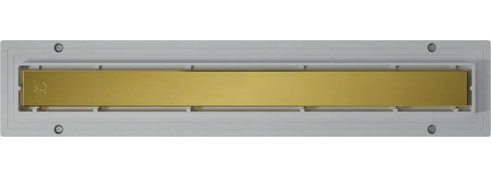 

Душевой трап (лоток) CK DRAIN 1105-00155 GOLD 55 см, с мокрым затвором, щелевой, из нержавеющей стали, с решеткой, золото