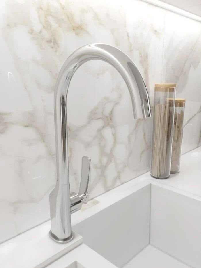 

Cмеситель для кухни Кnotlor KN-41, хром