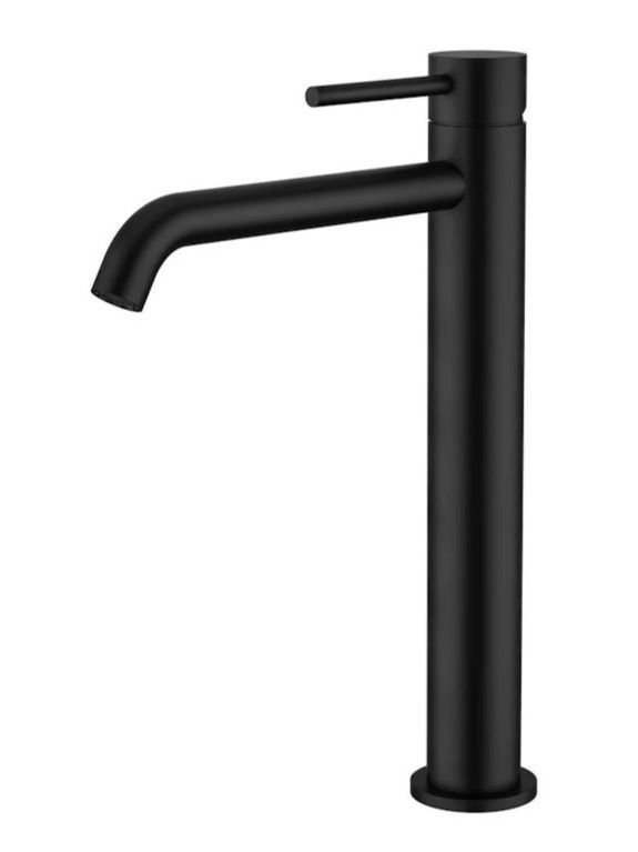 

Смеситель для раковины высокий Knotlor SS-21/BL, черный