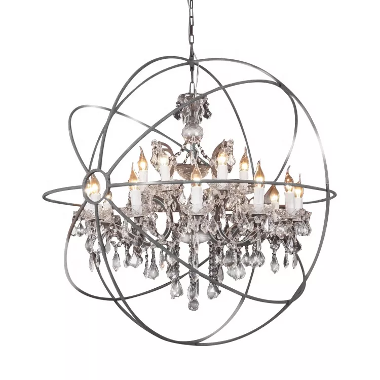 

Подвесная люстра Delight Collection Foucault'S Orb 5014-D10 chrome