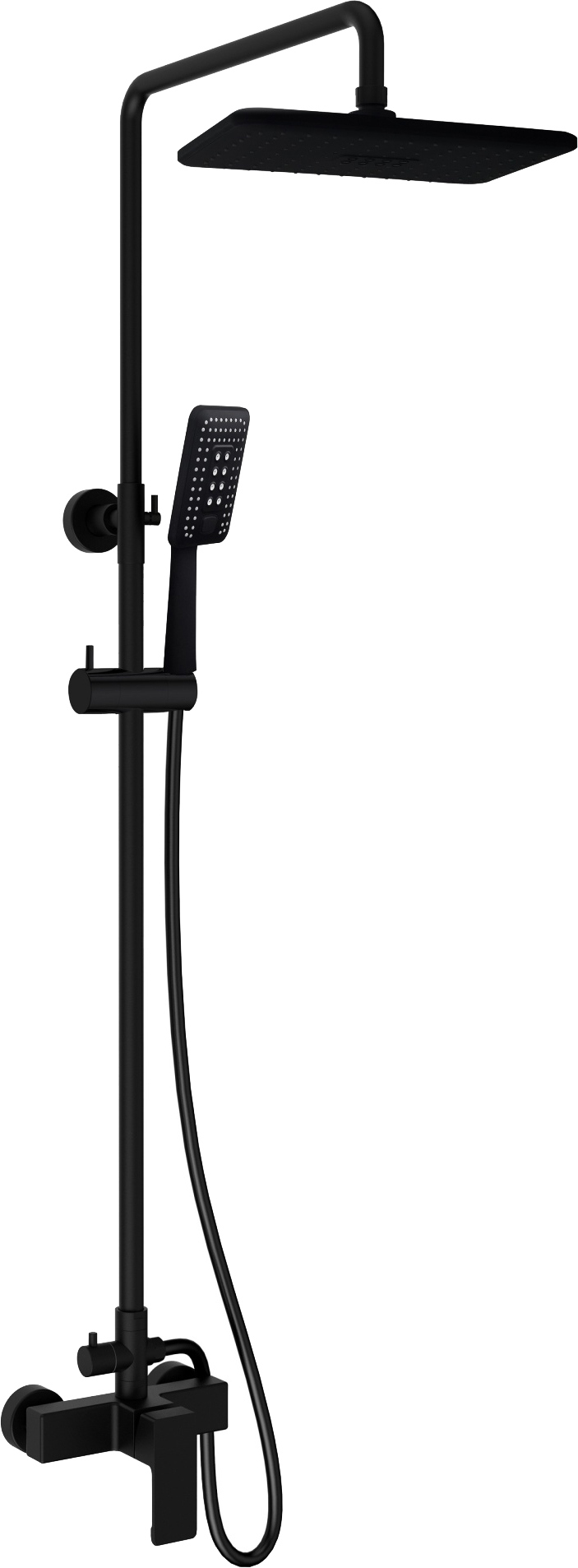 

Душевая стойка AltroBagno Lamberto AltroBagnoLamberto030103MB матовая черная