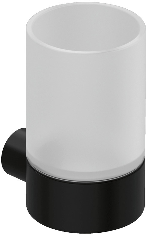 Стакан для ванной Kludi Vela R 5897539 настенный матовый черный стеклянный 3609₽
