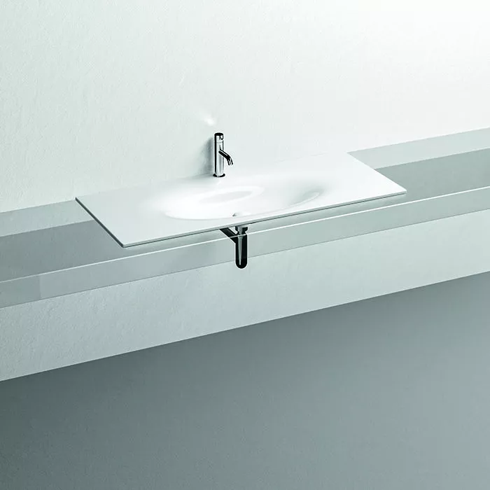 

KERASAN SHAPE Раковина 1220х520 мм., встраиваемая, с 1 отверстием для смесителя, цвет белый глянцевый