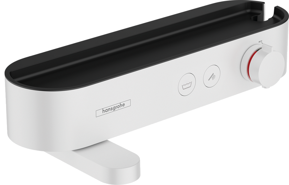 

Смеситель для ванны с душем Hansgrohe ShowerTablet Select термостатический белый матовый