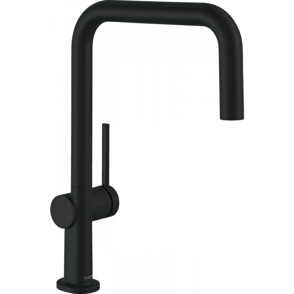 

Кухонный смеситель Hansgrohe Talis M54 однорычажный, U 220, Eco, 1jet, матовый черный 72844670