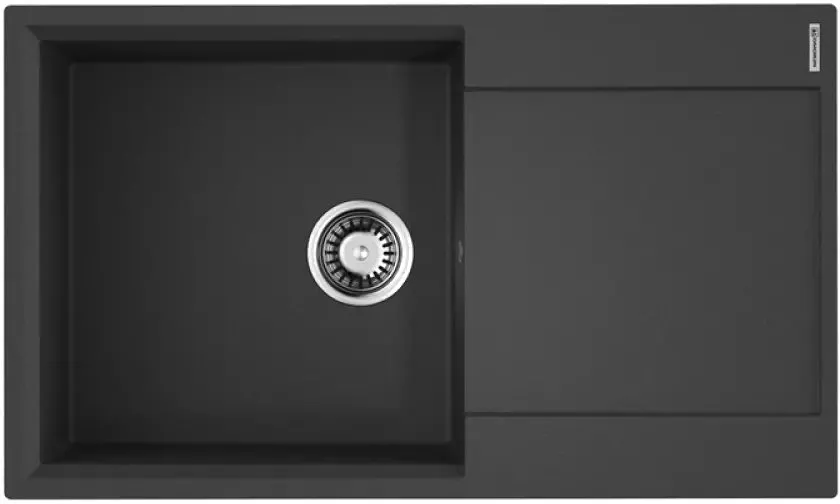 

Мойка кухонная Omoikiri Daisen 86х51 черный матовый