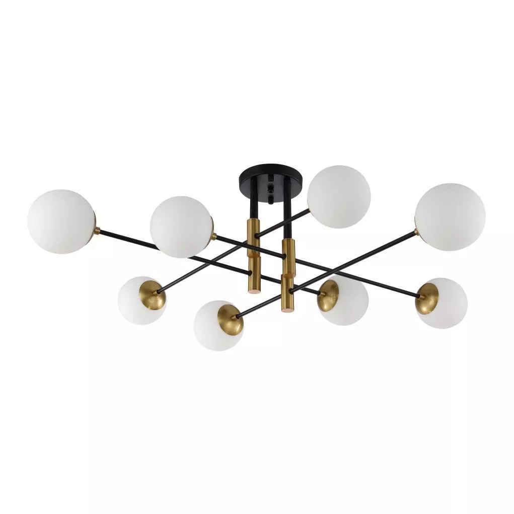 

Потолочная люстра Crystal Lux Fidel PL8 Black