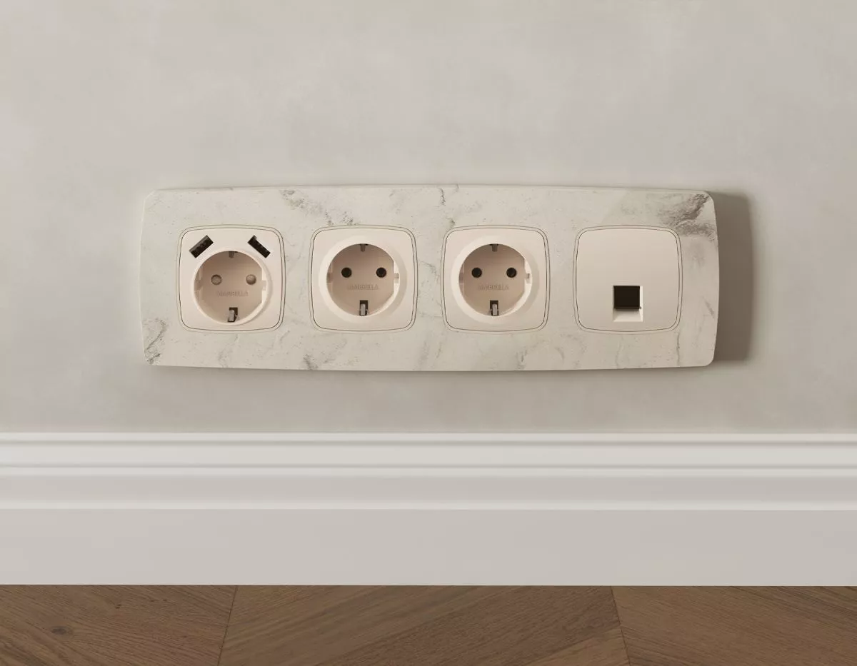 

Комплект механизма компьютерной розетки Ambrella Volt RJ-45 (8P8C) CAT6A экранированной с автоматической защитной шторкой OMEGA MO332005 Бежевый матовый QUANT (OP3320, VM185)