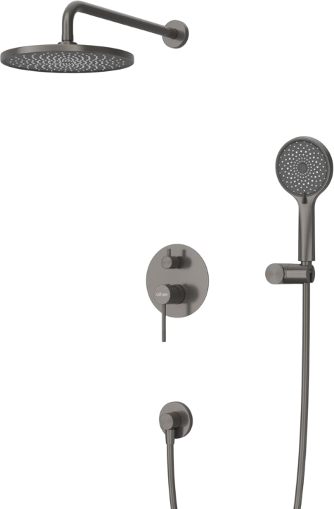 

Душевой комплект Cezares Relax RELAX-DSET-GM С ВНУТРЕННЕЙ ЧАСТЬЮ, оружейная сталь