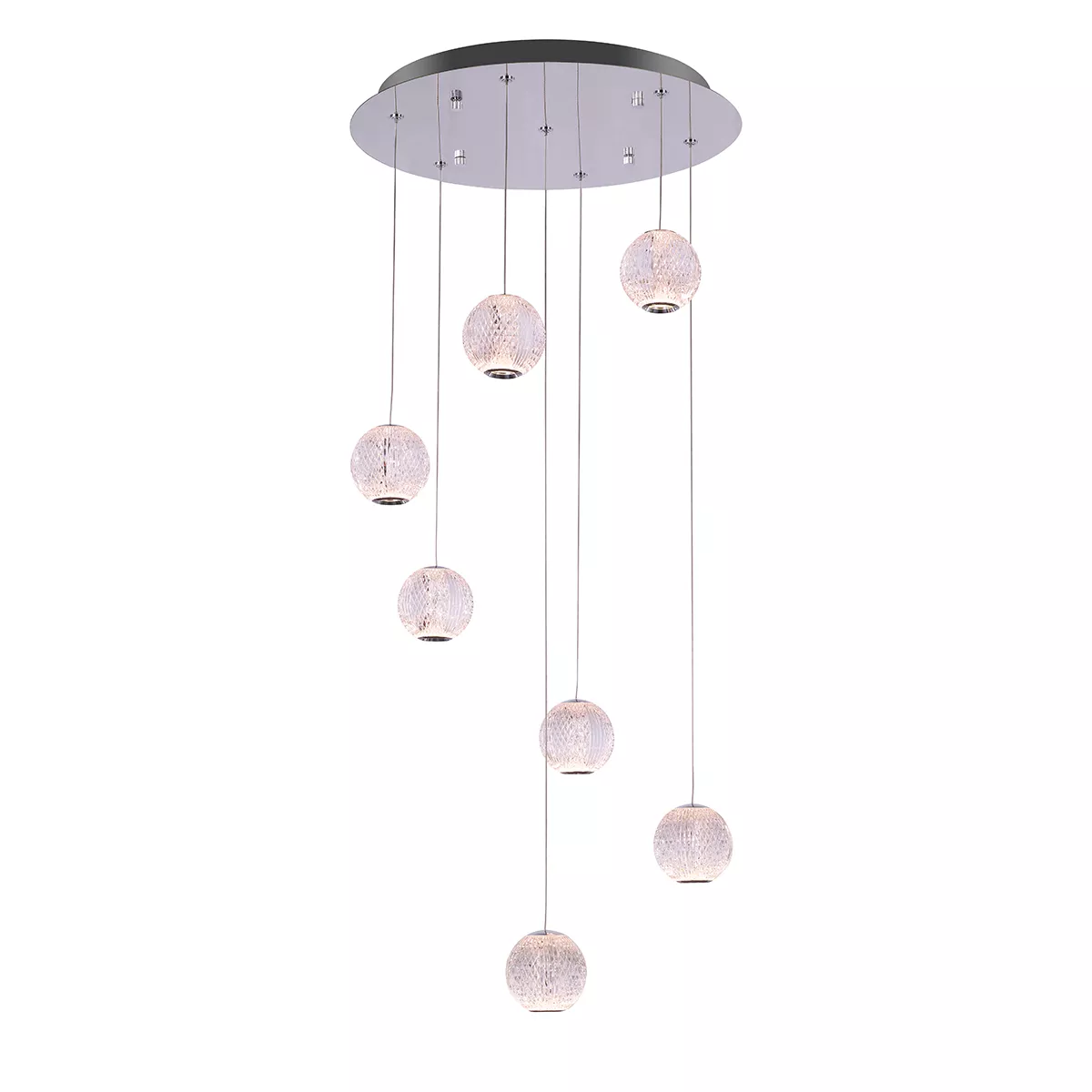 

Подвесная люстра DeLight Collection Elliot Diamante MD20001012-7A chrome