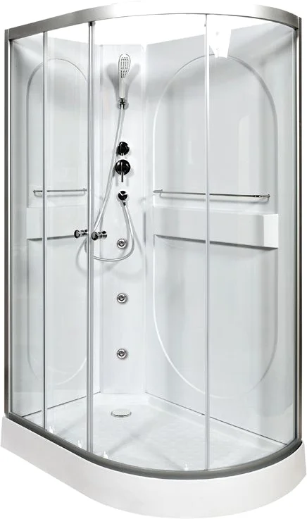 

Душевая кабина L 120х80 с гидромассажем, без крыши (L602LNGM)