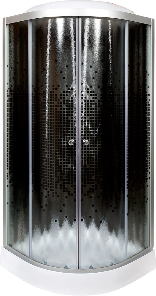 

Душевая кабина Deto L 100х100 стандартная, черный (L801BLACK)