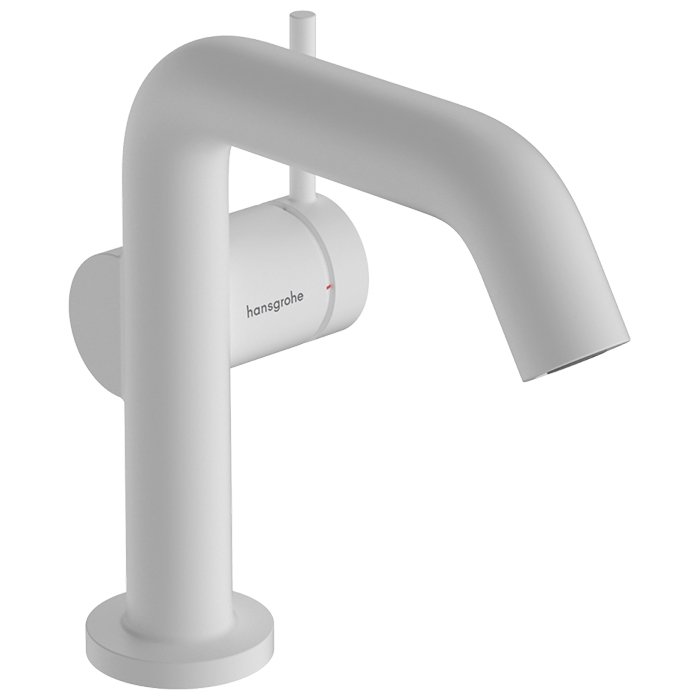 

HG Tecturis S Смеситель для раковины 110 Fine CoolStart EcoSmart+, однорычажный, со сливным гарнитуром Push-Open, матовый белый