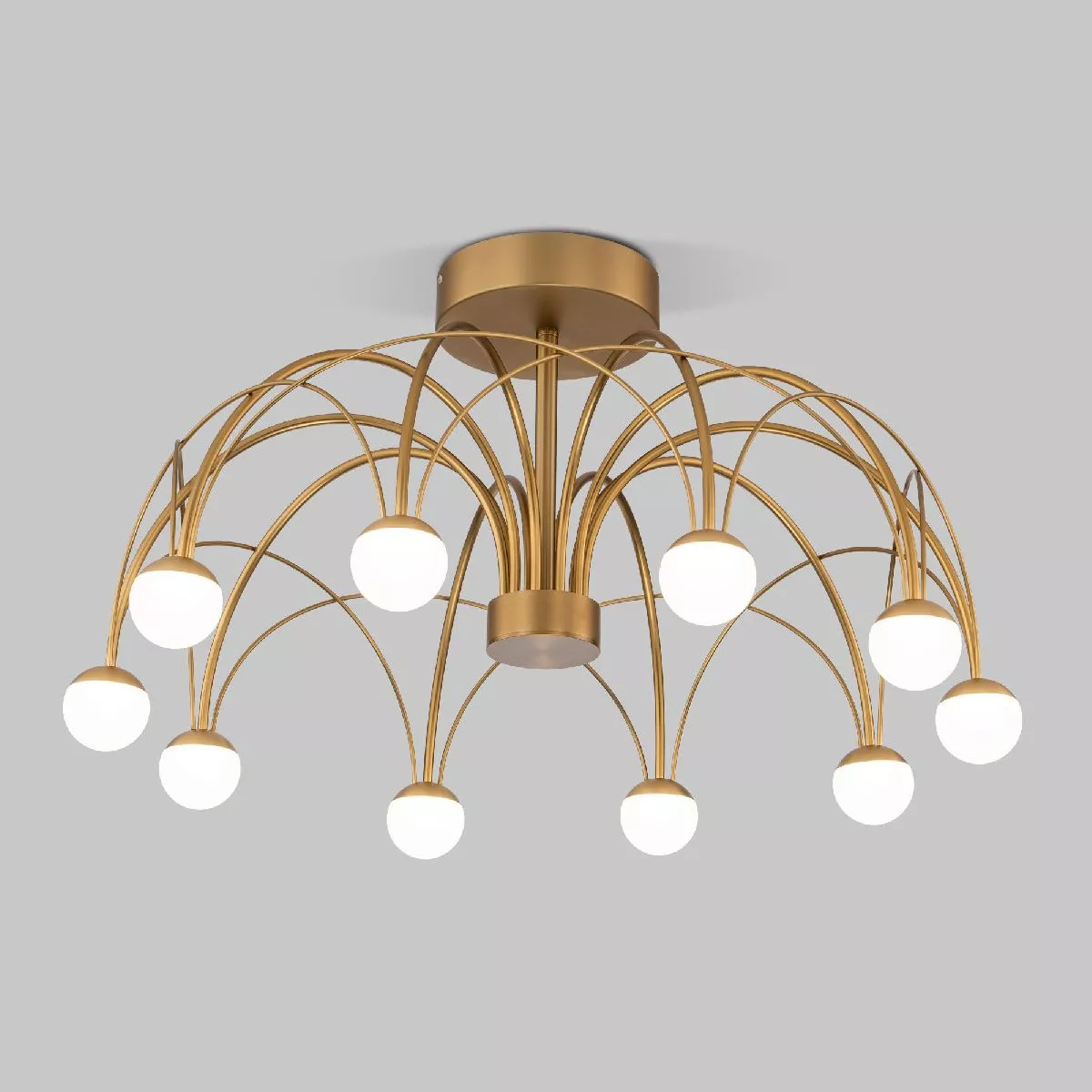 

Люстра на штанге Eurosvet Ragno 90031/10 LED золото a069303
