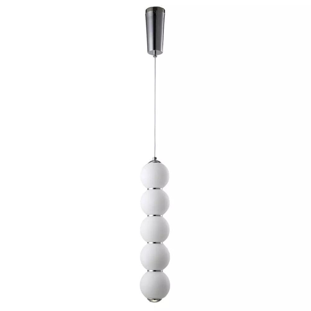 

Подвесной светодиодный светильник Crystal Lux Desi SP5 Chrome/White