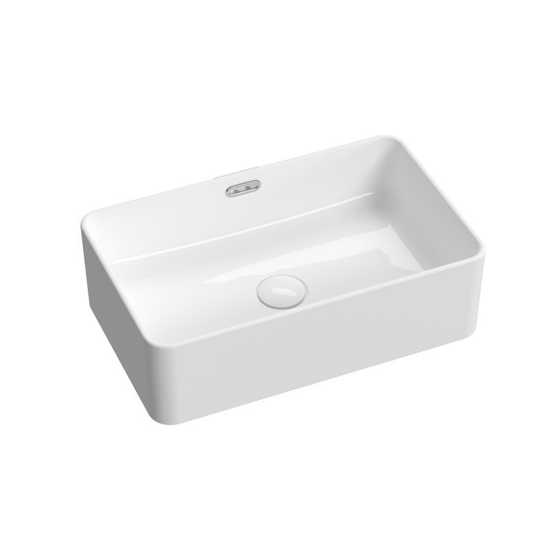 CN6084 Раковина накладная Ceramicanova Алессия / Alessia 48x30x14 белый