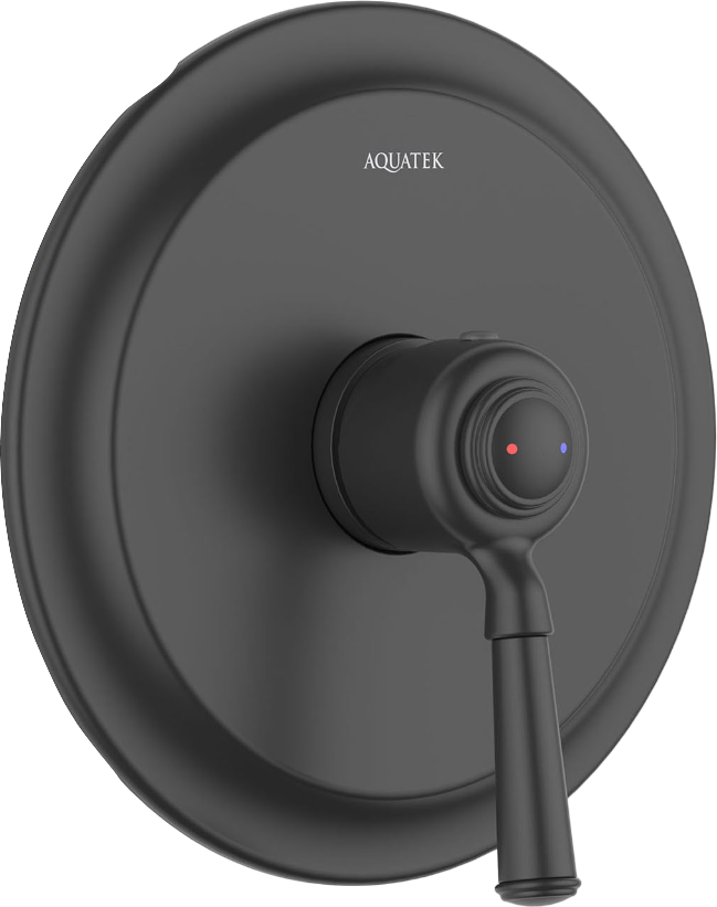 

Встраиваемый смеситель для душа и ванны AQUATEK Классик AQ1566MB С ВНУТРЕННЕЙ ЧАСТЬЮ, матовый черный