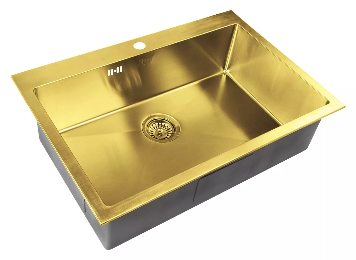 Металлические мойки Мойка кухонная Zorg Inox Pvd SZR-7551 bronze