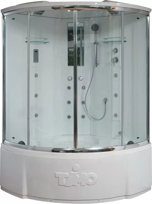 

Душевая кабина Timo Lux 150x150 T-7755 хром, с гидромассажем