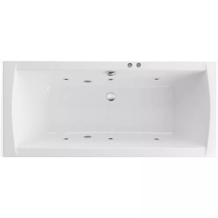 

Ванна акриловая Excellent Aquaria Lux Soft 180х80 с гидромассажем белый - хром