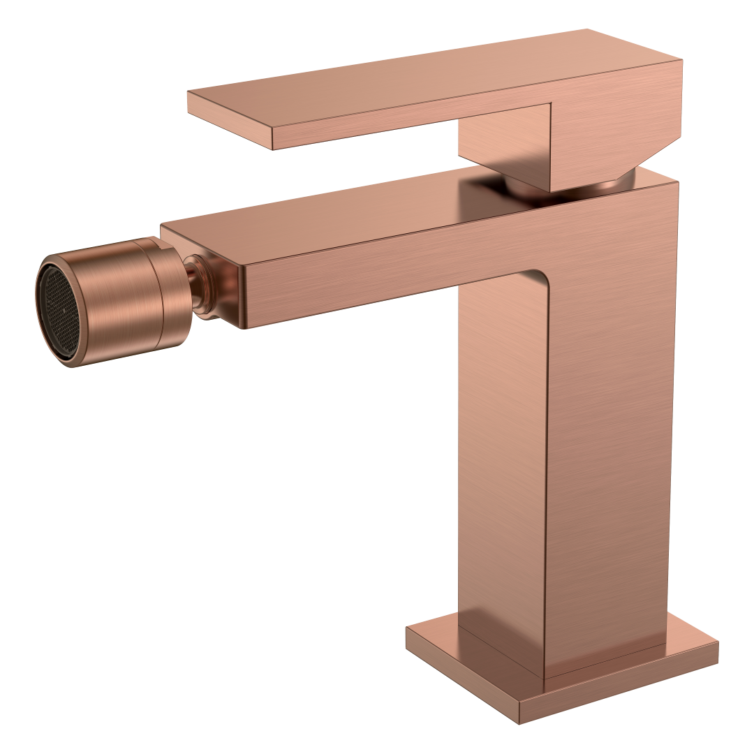 

Смеситель для биде Boheme Qubic 476-CB copper brushed