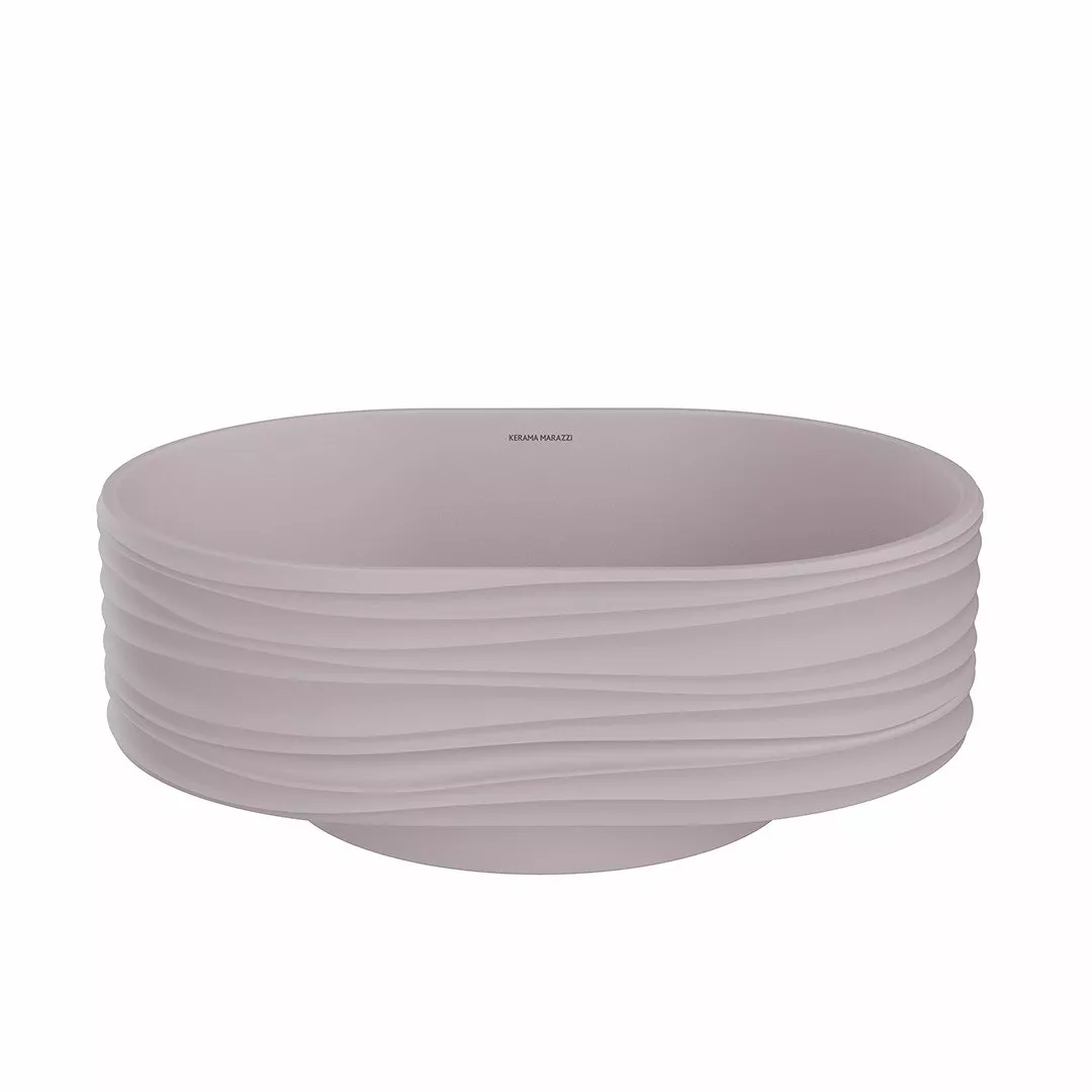 

Раковина накладная Kerama Marazzi Artbasin Conchiglia 50 мальва матовый (SA.wb.50\MAL)