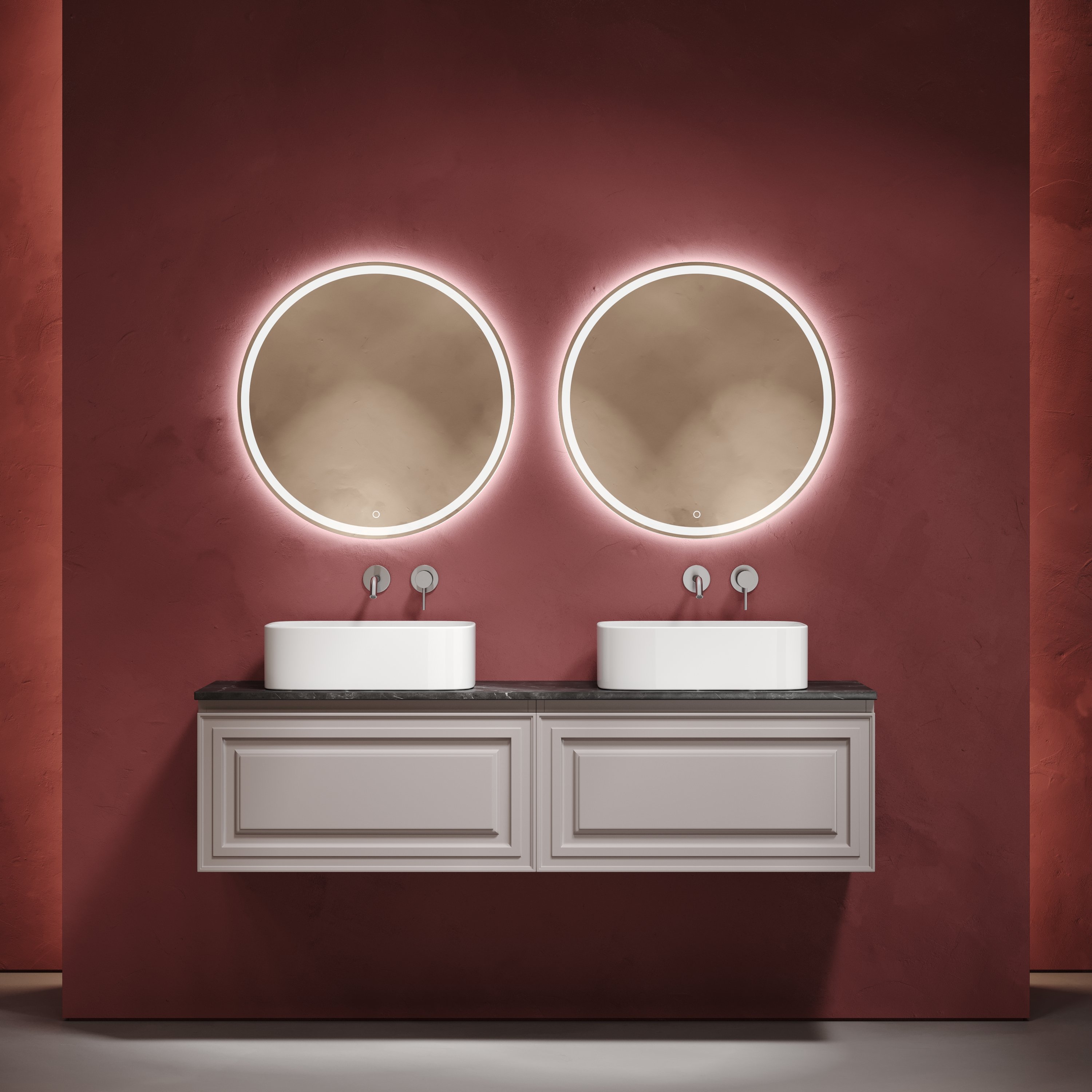 

Мебель для ванной комнаты Sancos Very 160 doha soft, столешница черный мрамор TT160A1, раковина CN6052