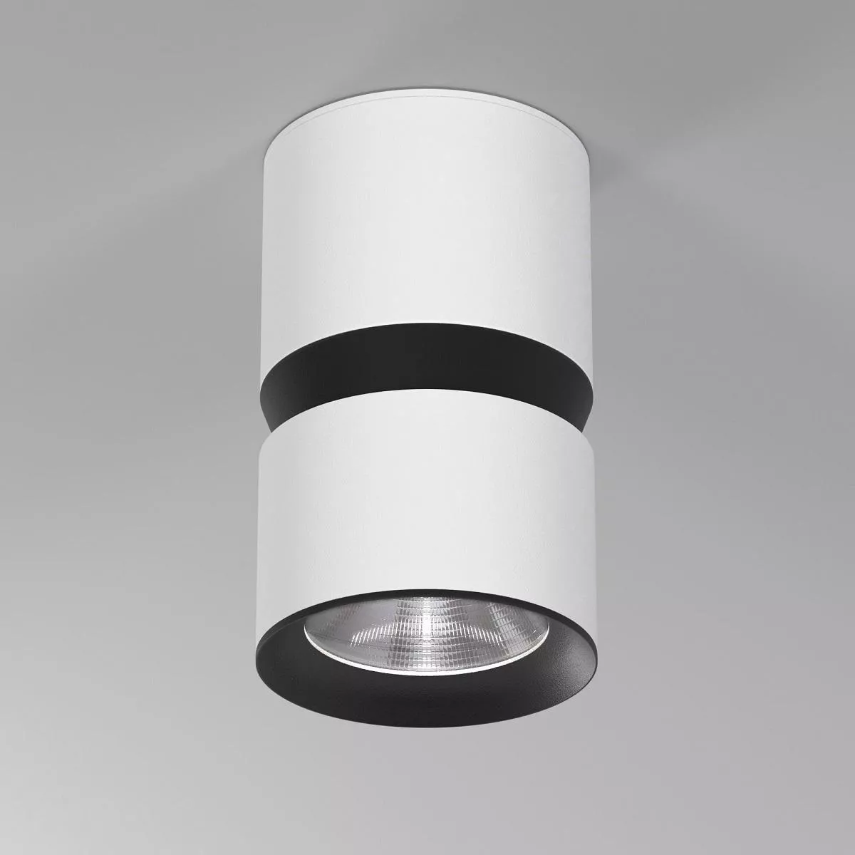 

Потолочный светодиодный светильник Elektrostandard Kayo 25049/LED 12W 4000К белый/черный a064731