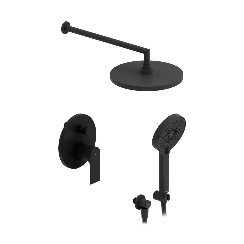 

Душевой комплект Damixa Apollo 947520300 С ВНУТРЕННЕЙ ЧАСТЬЮ, черный