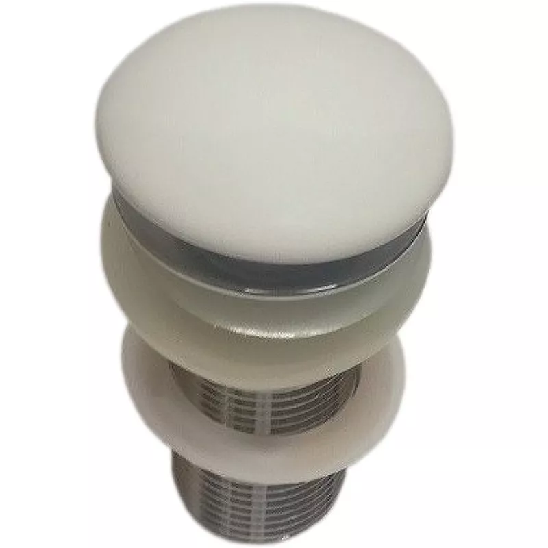 

Донный клапан для раковины Ceramalux белый (RD002)