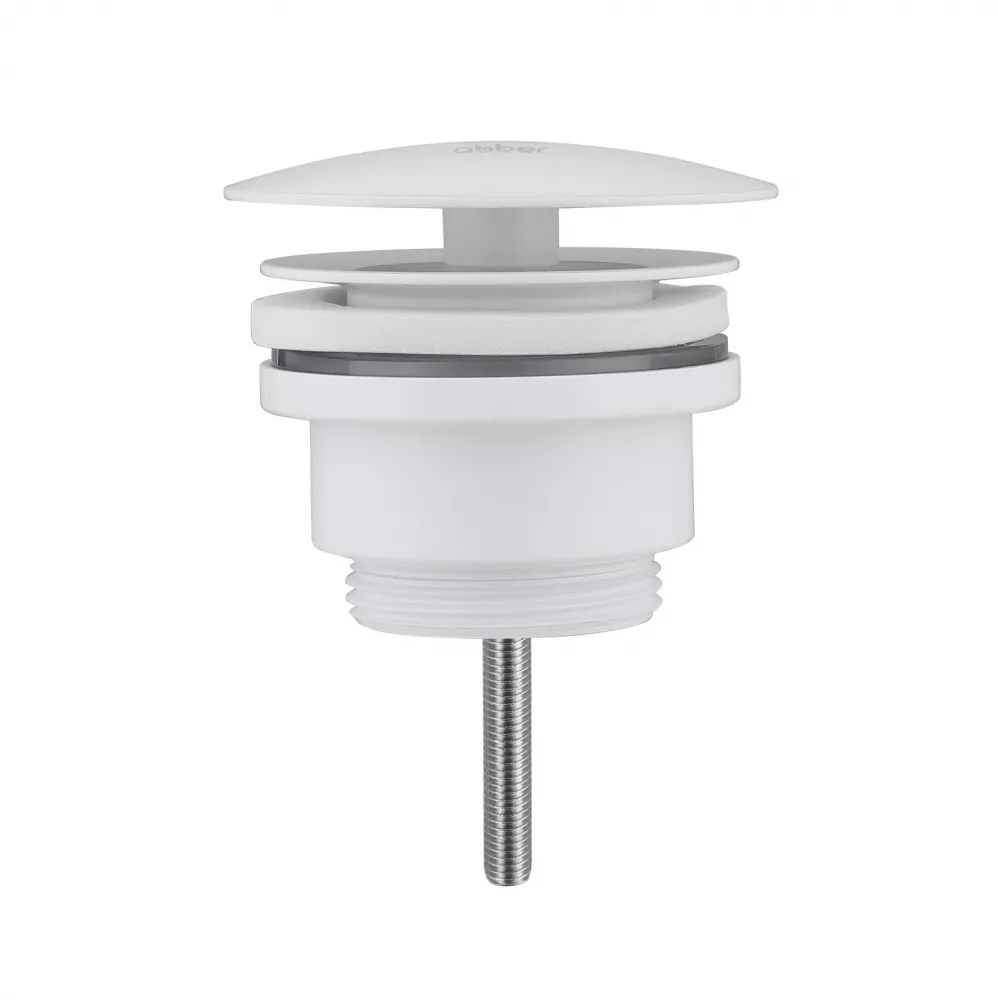 

Донный клапан Abber AF0012W белый матовый