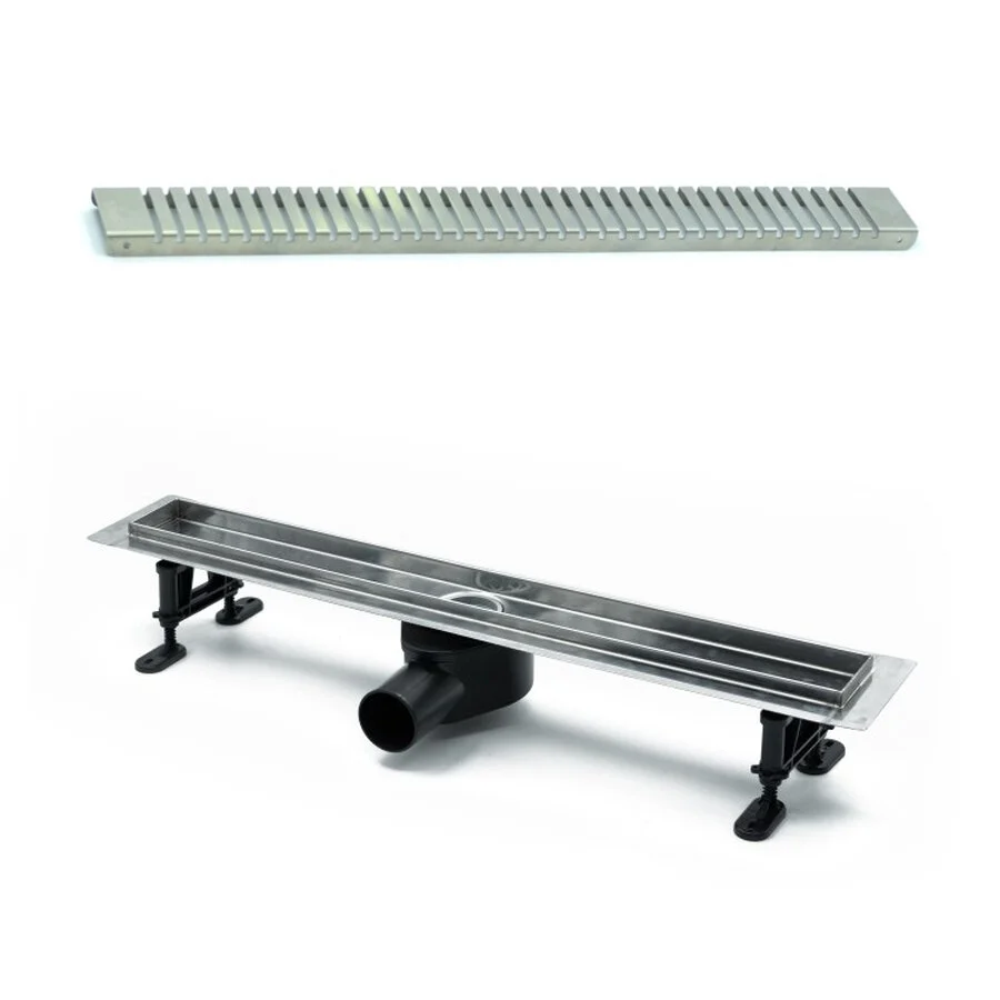 

Дренажный канал Timo Standart 80 DP20800-LG20800 хром матовый, с решеткой
