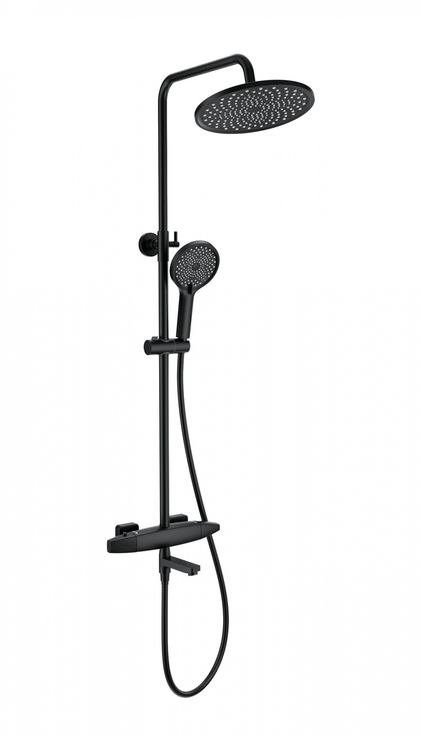 

Душевая стойка Wonzon & Woghand WW-B3035-A2-MB матовая черная