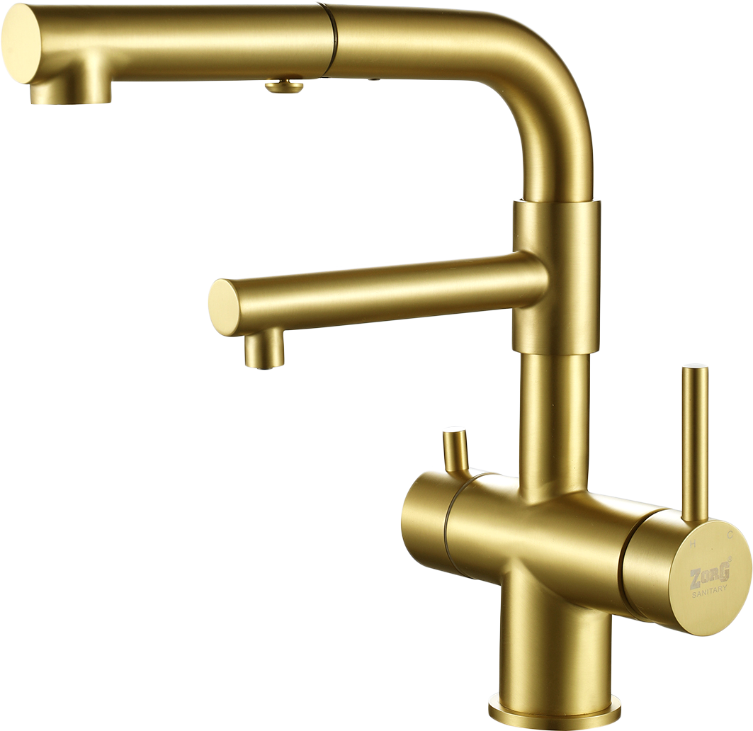 

Смеситель для кухни Zorg Sanitary SZR-3216 Bronze бронза