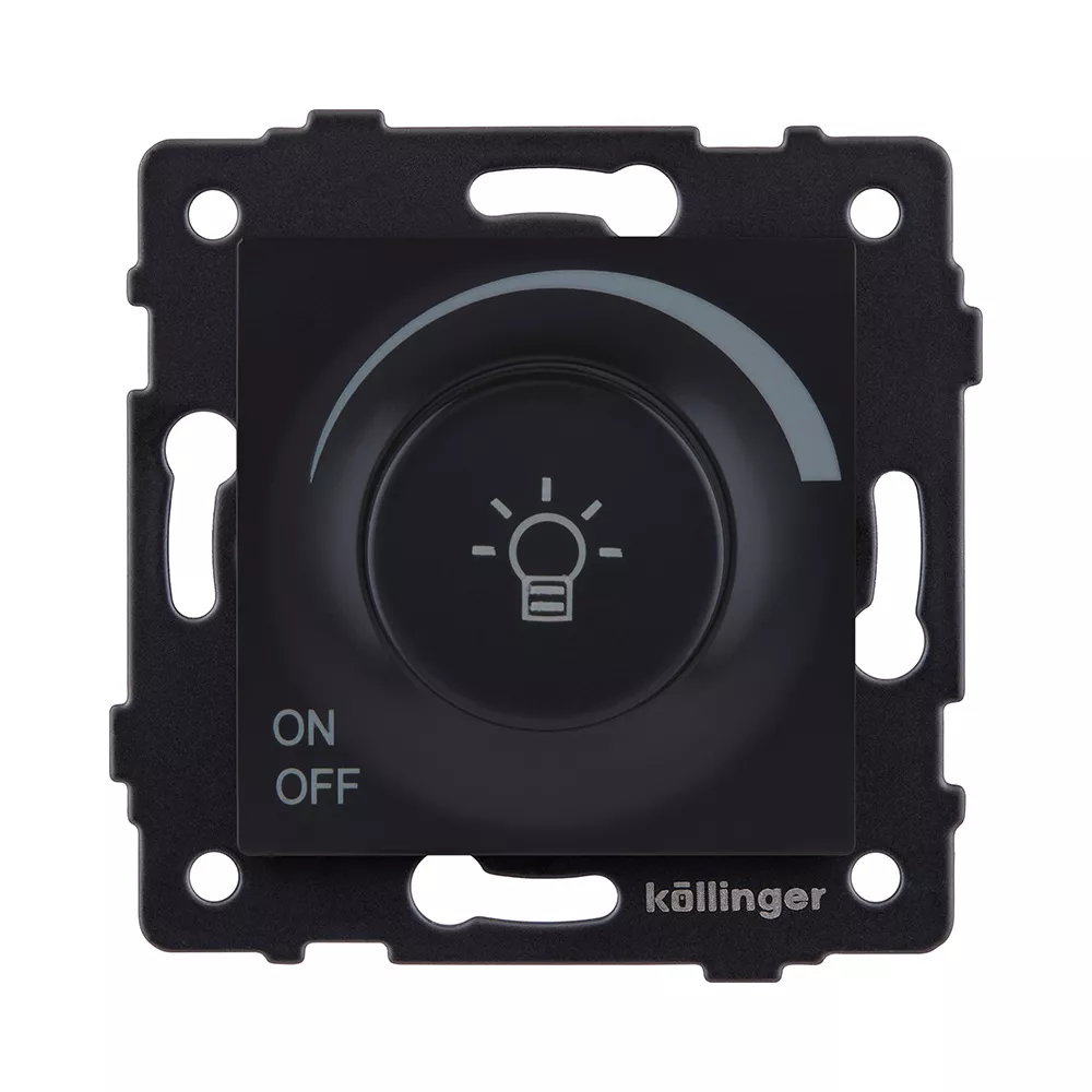 Светорегулятор универсальный 500W, черный матовый Kollinger REA-027BM для Aspekt, Eleganz, Reflex