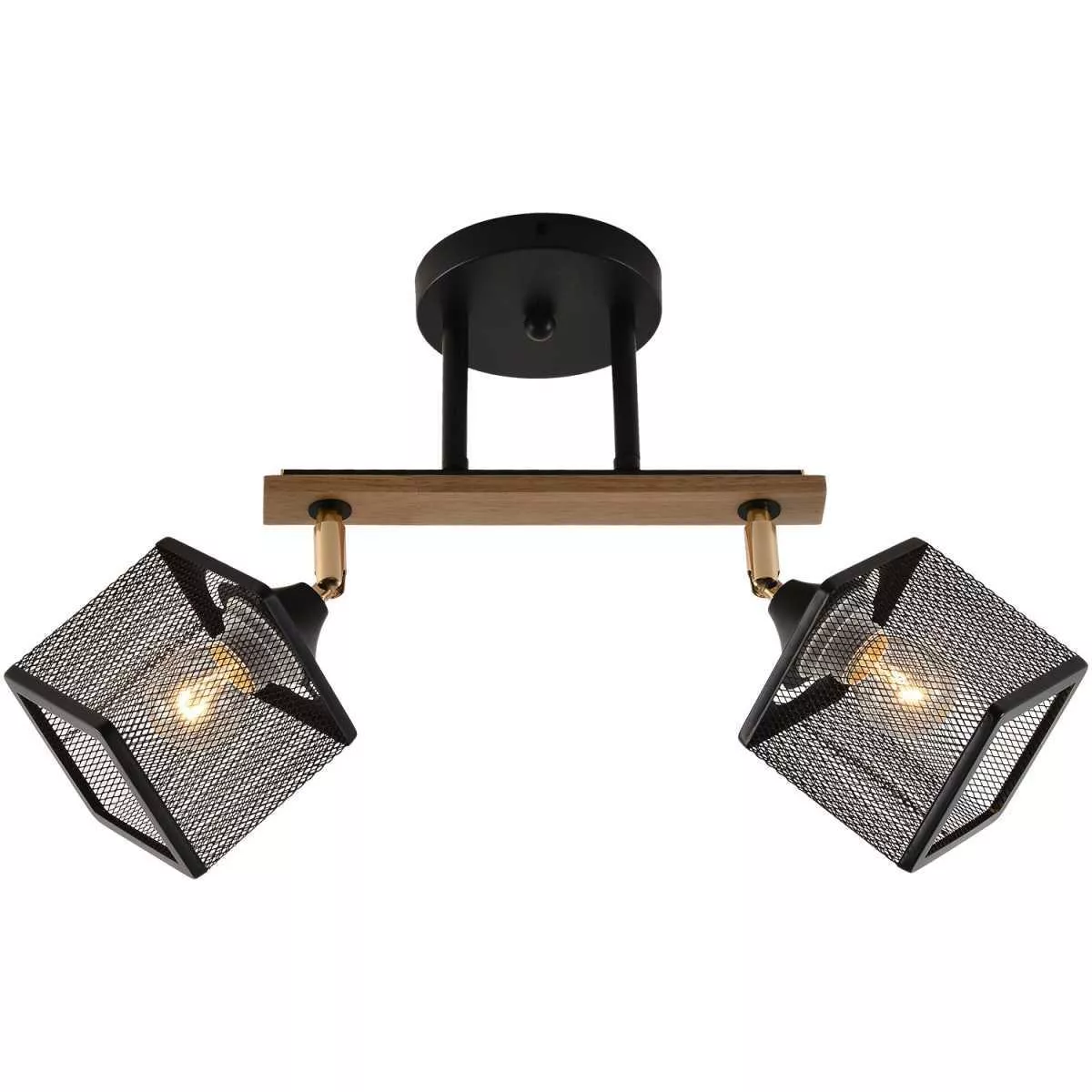 

Люстра Reluce 01591-3.3-02B BK+FGD+WOOD
