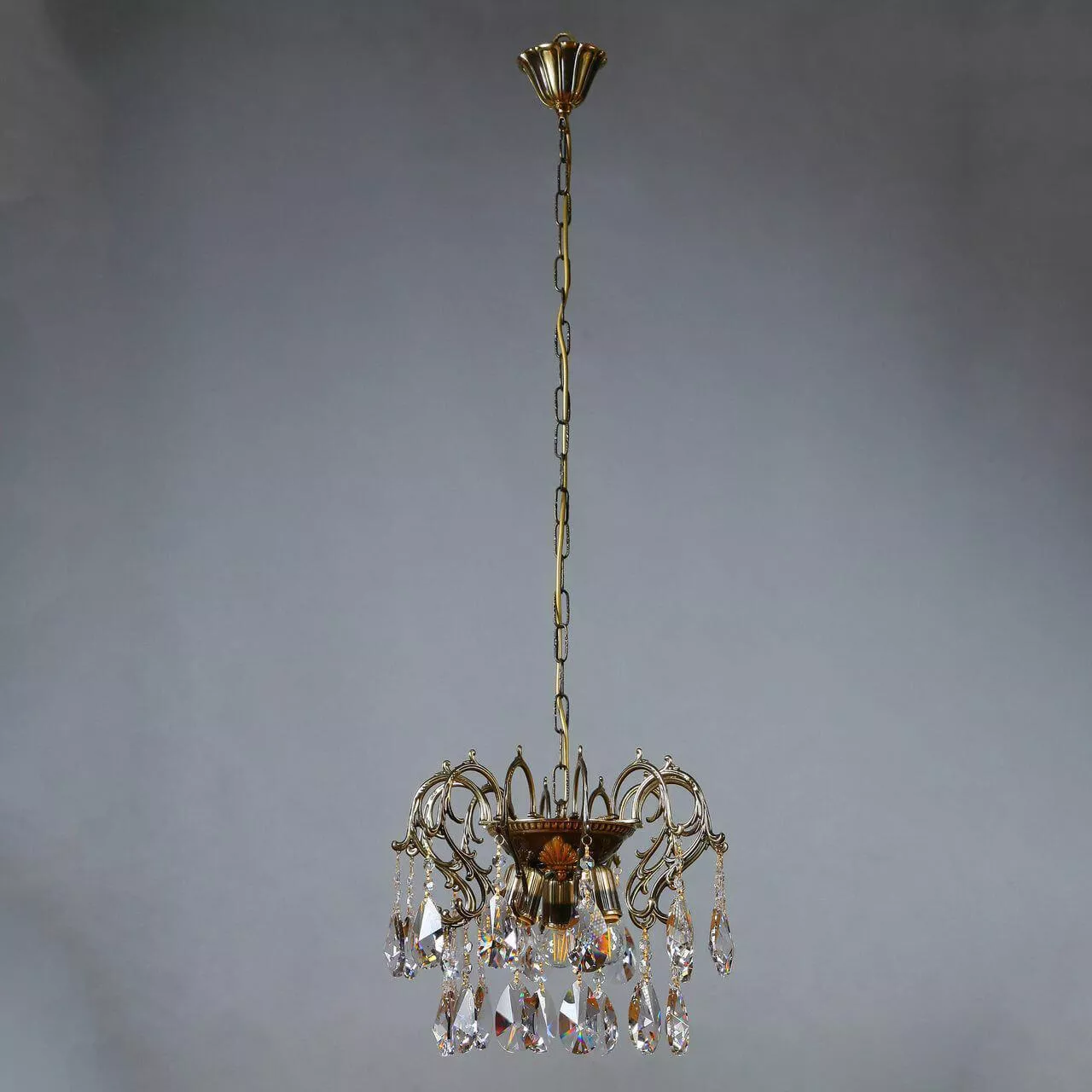 

Подвесная люстра Ambiente Alicante 8888/3 CL PB Tear Drop