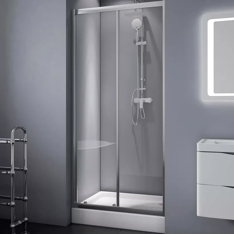 

Душевая дверь BelBagno Due 100 хром (DUE-BF-1-100-C-Cr)