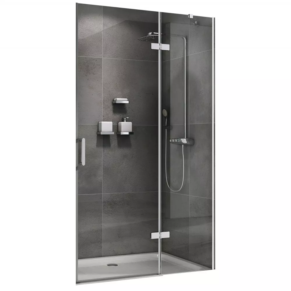 

Душевая дверь Abber Zart 110 AG08110 хром, стекло прозрачное