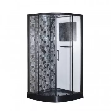

Душевая кабина Esbano 90х90 черный (ESKBB90СR)