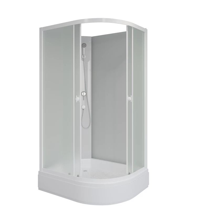 

Душевая кабина Niagara Promo P90/80/26L/MT/BK 90х80 см, без крыши, L