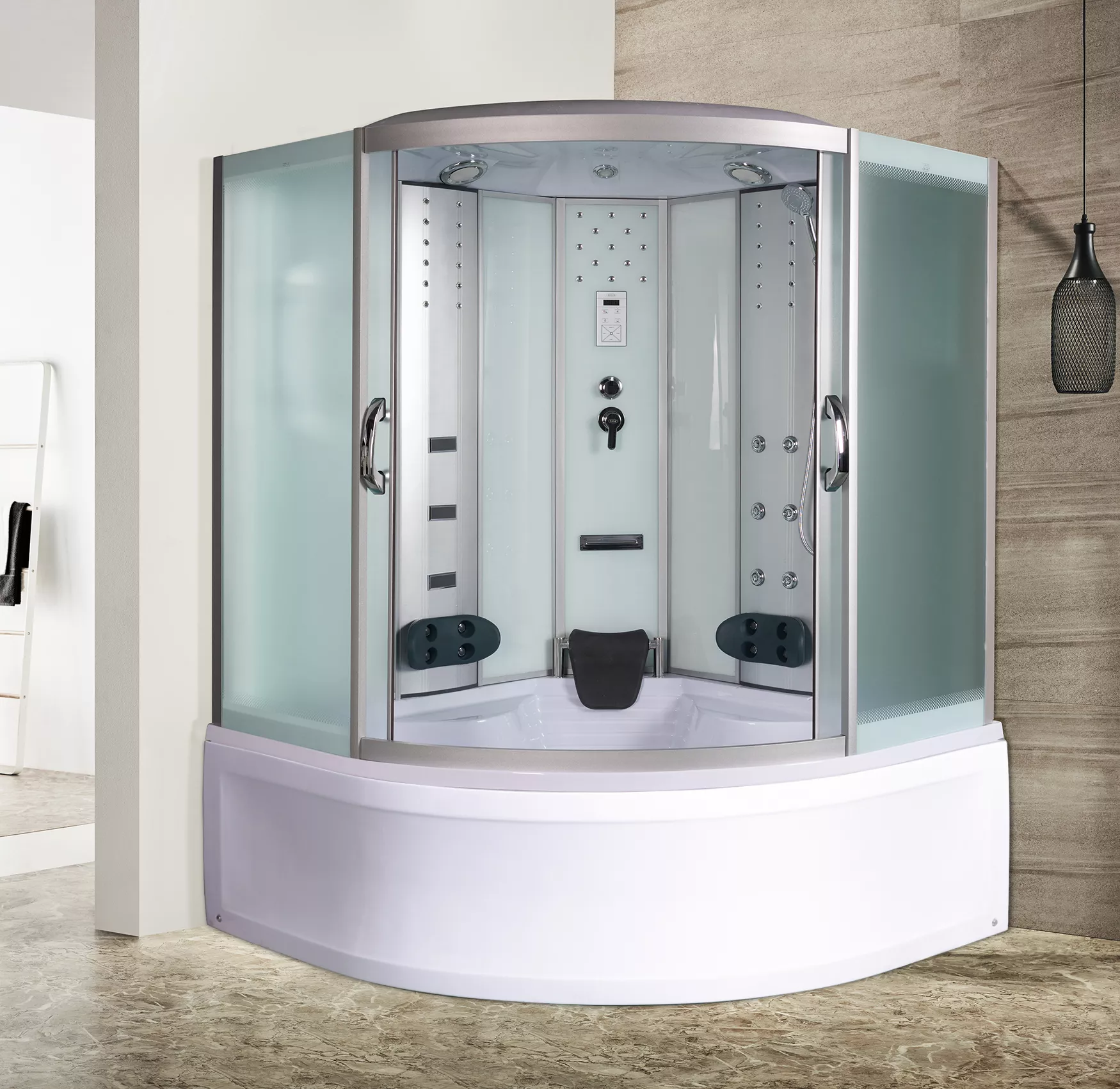 Душевые боксы  Santehnika Room Душевая кабина River Temza 150/150/55 MT (10000002238)