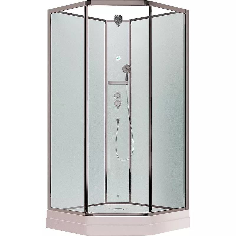 

Душевая кабина Timo Premium ILMA 100х100 хром, без гидромассажа