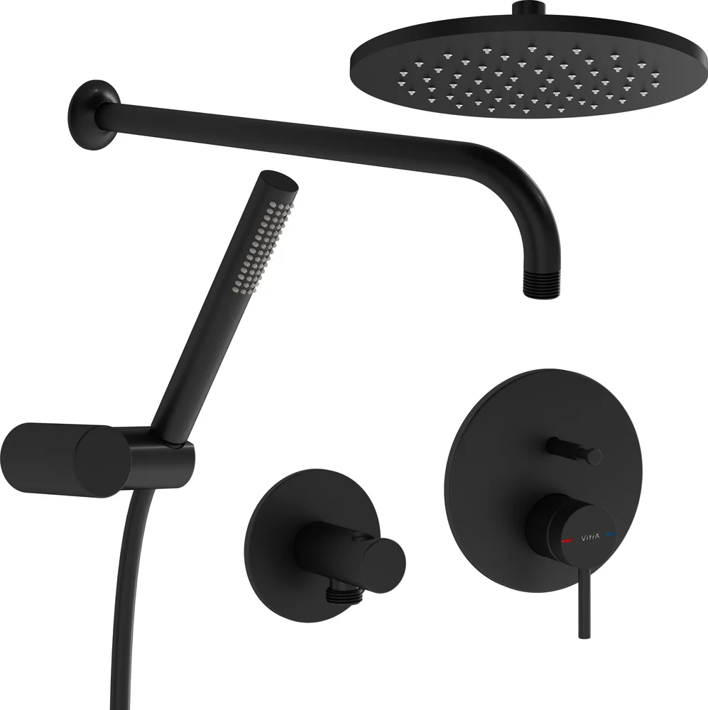 

Душевой комплект VitrA Origin матовый черный