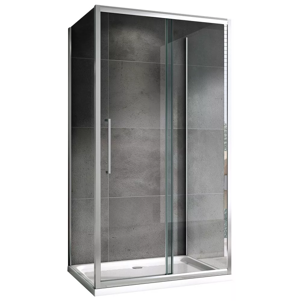 

Душевой уголок Abber Schwarzer Diamant 170х90 AG30170H-S90-S90 хром, стекло прозрачное