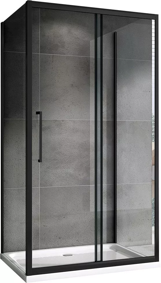 

Душевой уголок Abber Schwarzer Diamant AG30160BH-S90B-S90B 160x90, профиль черный, стекло прозрачное