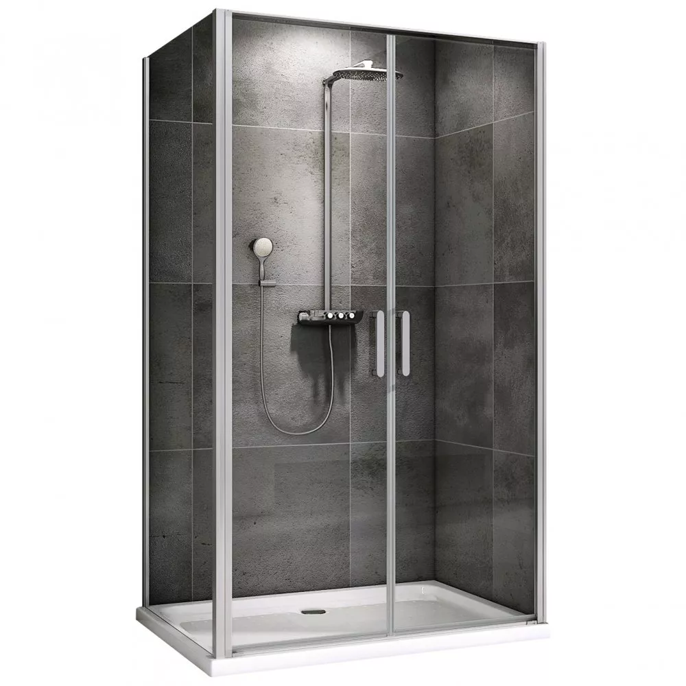 

Душевой уголок Abber Sonnenstrand 100х100 AG04100C-S100 хром, стекло прозрачное