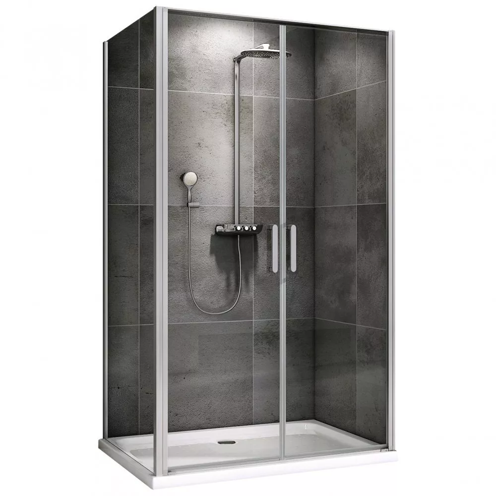 

Душевой уголок Abber Sonnenstrand AG04100C-S90 90x100, профиль хром, стекло прозрачное